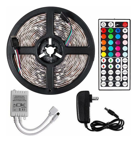 Tira Decorativa Led Rgb 5 M Flexible Luz Correa Go Remo