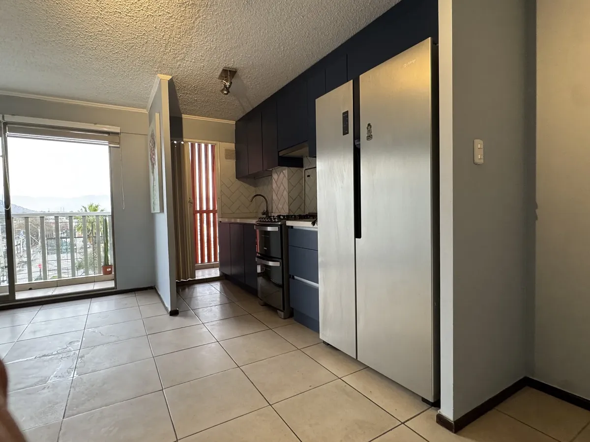 Imagen 2 de 26 de Depto 3d, 1.5b, Balcón Y Condominio Cerrado, Cocina Equipada