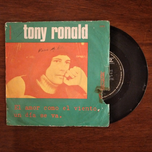 Tony Ronald El Amor Como El Viento Un Dia Se Va Vinilo