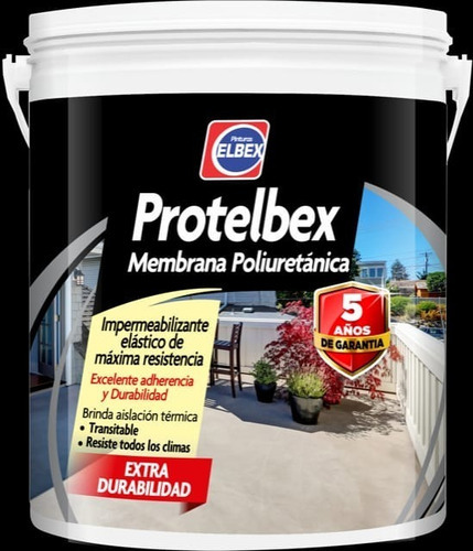 Protelbex Membrana Liquida Con Poliuretano 20k Elbex