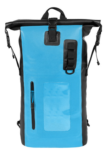 Mochila Enrollable Con Bolsillo Frontal Con Cremallera