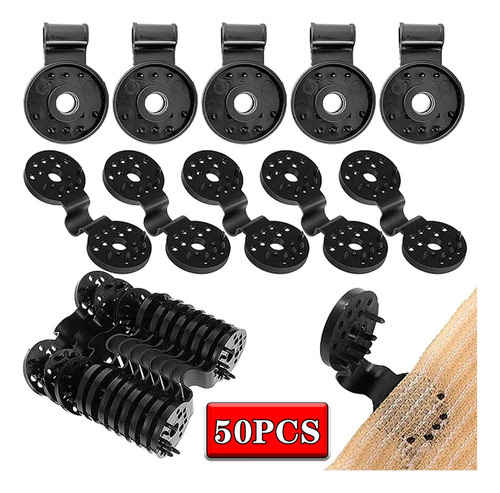 50 Peças De Tecido Lock Grip Sun Shade Net Fix Shade