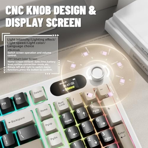 Teclado Mecánico Inalámbrico Para Juegos Attack Shark X98 Pr