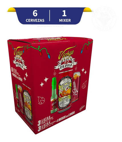 Cerveza Victoria 3 U + Vicky Chamoy 3 U + 1 Mixer De Limón