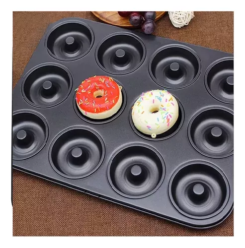 2 Moldes Donas Moldes De Donas Donut Molde Para Dona 12 Cav Molde Tefloón  Donuts Donas 12 Cav Molde Rosquillas Teflón Pasteleríacl