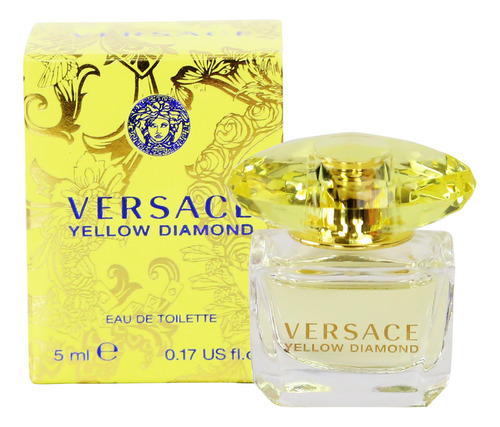Perfume Gianni Versace Yellow Diamond Edt De 5 Ml Para Mujer