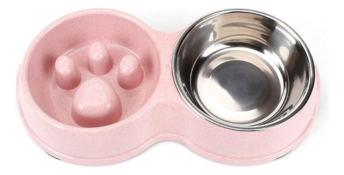 Tineer - Comedero Lento Para Perros De Doble Mascota, Comede