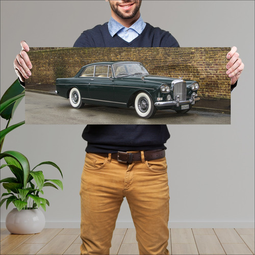 Cuadro 30x80cm Auto 1963 Bentley S3 Continental 45