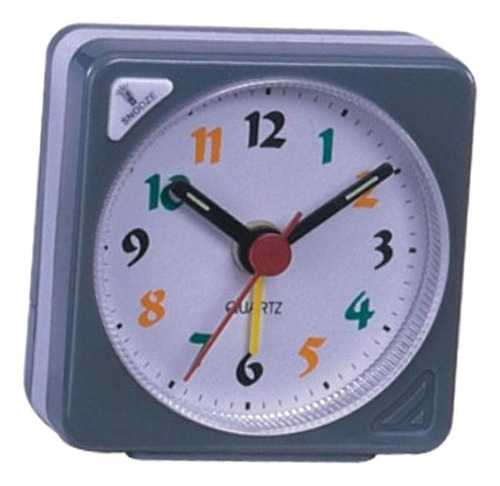 Reloj Pequeño Despertado Analógico, Sonido De Gris