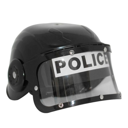 Casco De Policía De Infantería Plástico Duro Pvc