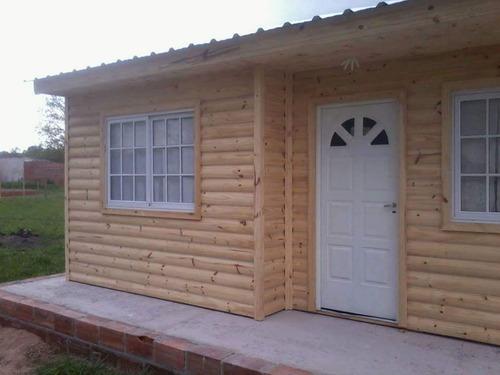 Imagen 10 de 12 de Prefabricada De 25m2 Con Aberturas De Madera Techo De Chapa