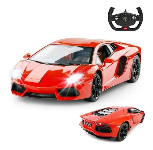 Auto Deportivo Control Remoto Lamborghini Aventador Rojo 