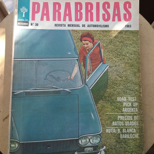 Revista Parabrisas Nº36 Pick Up Argenta Peugeot 404 Rural
