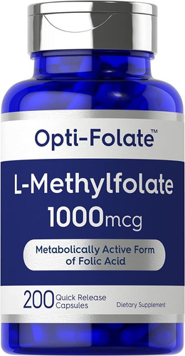 L-metilfolate 1000 Mcg Opti-folate 200 Capsulas Sin Gmo