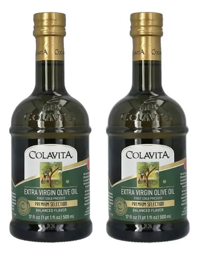 Combo Colavita Aceite De Oliva Extra Virgen 2 Bot X 500ml
