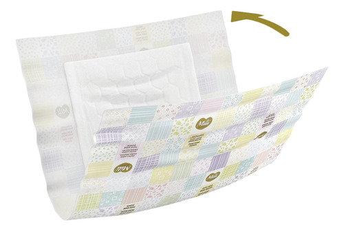 Kit Trocador Lençol Descartável Mili 84x63cm Com 10 Unidades