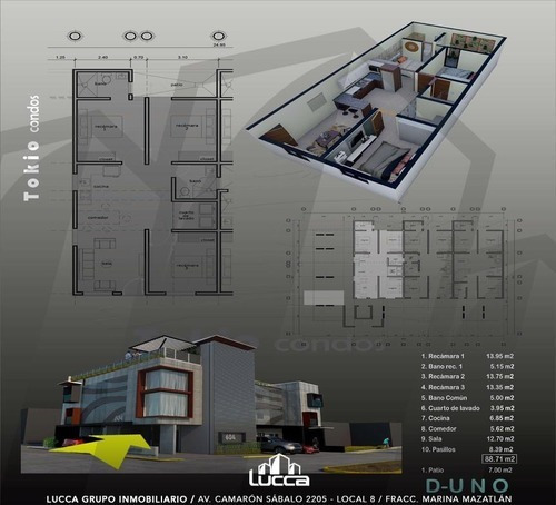 Imagen 4 de 6 de Departamento - Mazatlán