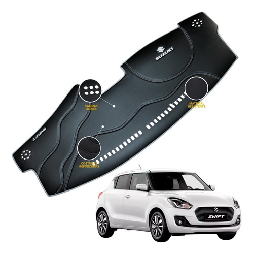 Protector De Tablero Para Suzuki Swift 2023 Tacto Cuero