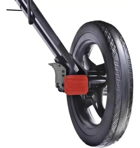 Carro Manual Golf Bag Boy Express 500 Matte Black/red