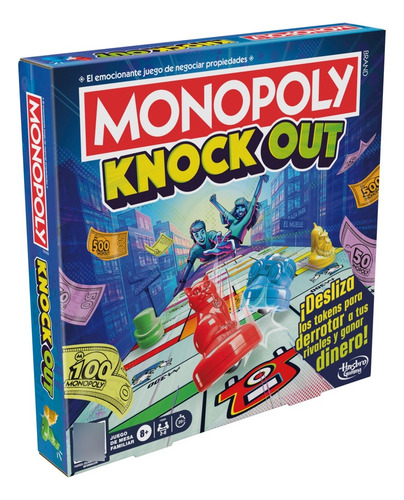 Monopoly Knockout - Juego De Mesa - Español / Diverti
