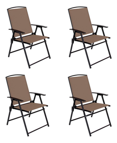 Conjunto Jardim Acapulco Com Mesa Guarda-sol E Cadeiras Mor