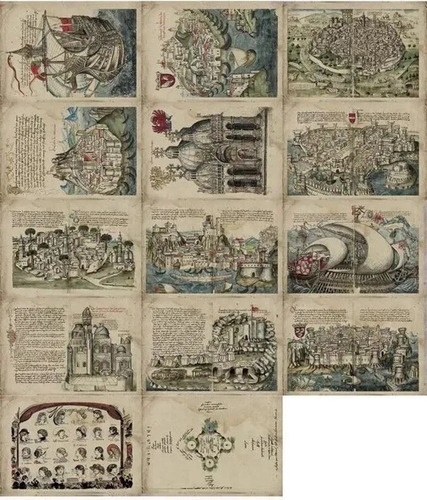 Imagen 2 de 2 de Juego De 14 Postales El Reino Misterioso