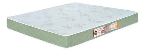 Colchão King Sleep Max Espuma D33 193x203x15cm Branco/verde