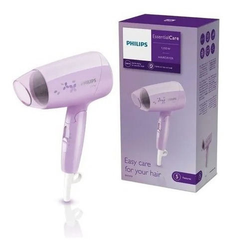 Secador Philips Bhc010/70 Dry Care Essential 1200w