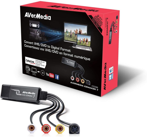 Placa De Captura Avermedia C039 Rca E S-video Avermedia Dvd