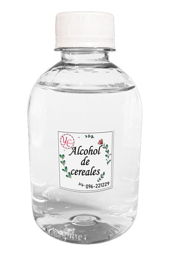 Alcohol De Cereales 250 Ml P/ Cosmética Insumos - Yc Taller