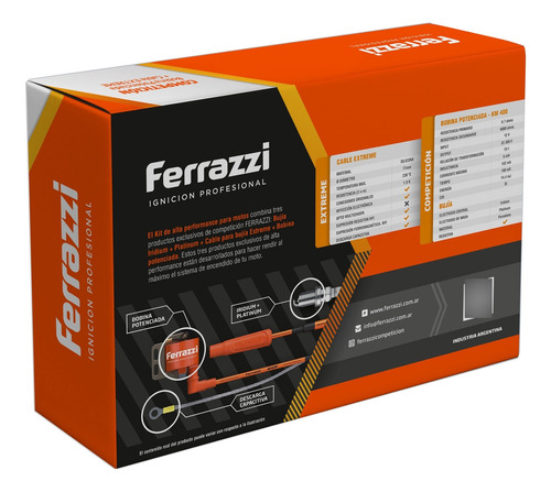 Kit Bobina Cable Extreme Moto Ferrazzi Competición