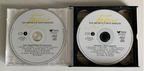 Cd Fagner - Sua Música E Seus Amigos Box 5 Cds - C/ Encarte