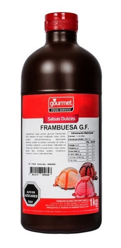 Salsa De Frambuesa Gourmet 1 Lt. Agro Servicio.