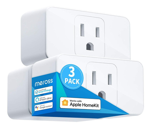 Meross Smart Plug Mini, 15a Y Wi-fi Fiable, Compatible Con A