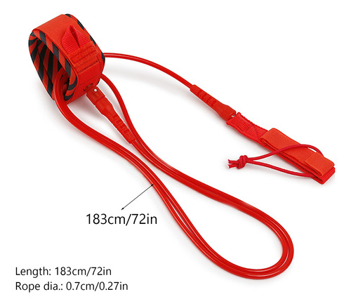 Correa Para Tabla De Surf, 8 Pies, Surf, Acero Liso, Girator