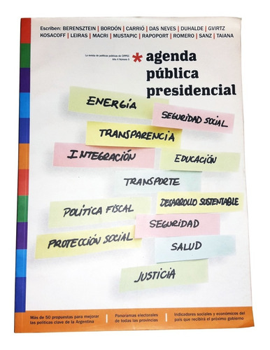 Revista Agenda Publica Presidencial / Marzo 2011