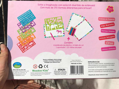 Imagem 2 de 3 de Estencil Mania - Rosa