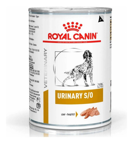 Ração Úmida Urinary S/o Canine Wet 410g Lata Royal Canin