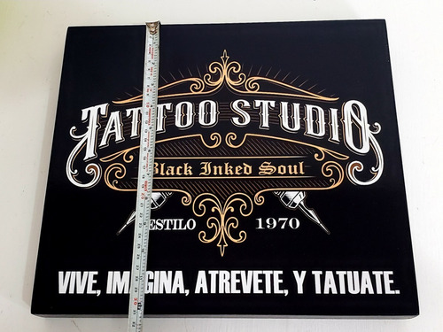qué un tatuaje se siente como después Studio letrero de metal placa otros listados 1011
