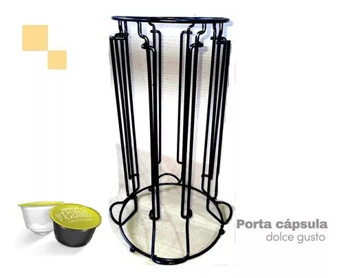 Exhibidor Porta Capsulas De Cafe Dolce Gusto Para 30u Cocina Color Cromado