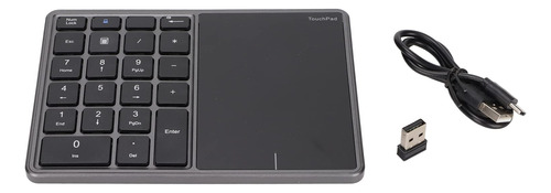 Teclado Numerico Inalambrico 22 Portatil Panel Tactil Tipo C