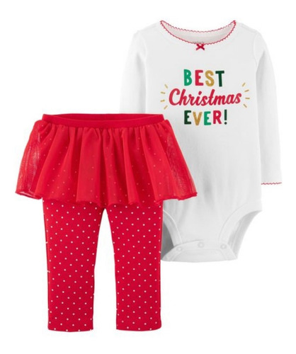 Conjunto Mi Primera Navidad Con Tutu Para Bebe Carter's