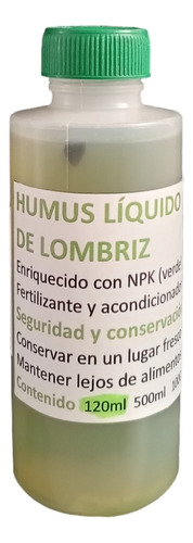 Humus Liquido De Lombriz + Npk  120ml
