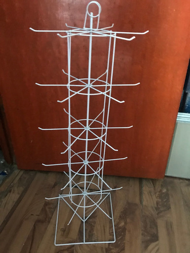 Imagen 3 de 4 de Exhibidor Araña Giratorio Mostrador Botanero 5 Niv Alambre