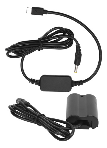 Convertidor Pd A Cable Dc Batería Falsa Tipo C Usb Enel15