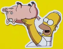 Comprar X10 Calcomanías Simpsons Homero Stikers Vinilo Adhesiv 10cm 