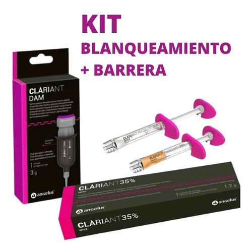 Kit Blanqueamiento 35% + Barrera Gingival Clariant Angelus