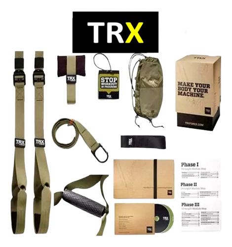 Bandas De Suspensión Trx Militar Trainer