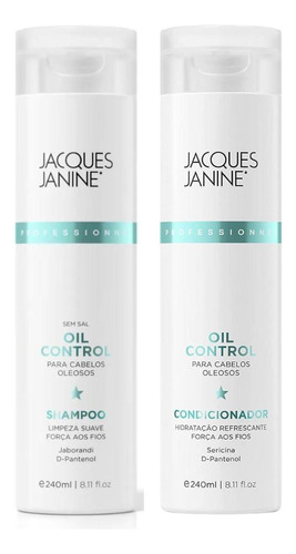 Shampoo + Condicionador Jacques Janine Oil Control 240ml