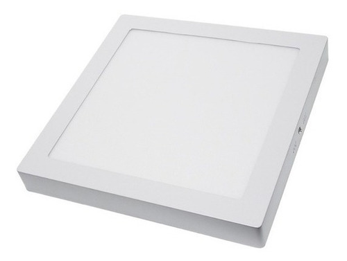 Lámpara Led Panel Cuadrado Superficial 24w 6500k